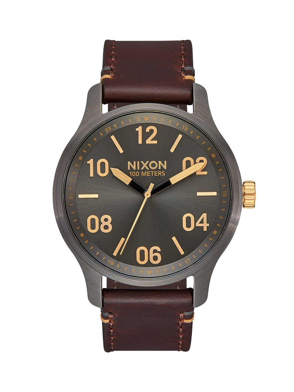 NIXON PATROL LEATHER WATCH - CLEARANCE