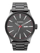 NIXON MENS SENTRY SS - GUNMETAL WATCH - CLEARANCE - Boathouse