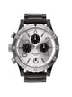 NIXON MENS 48-20 CHRONO BLACK/SILVER- CLEARANCE - Boathouse