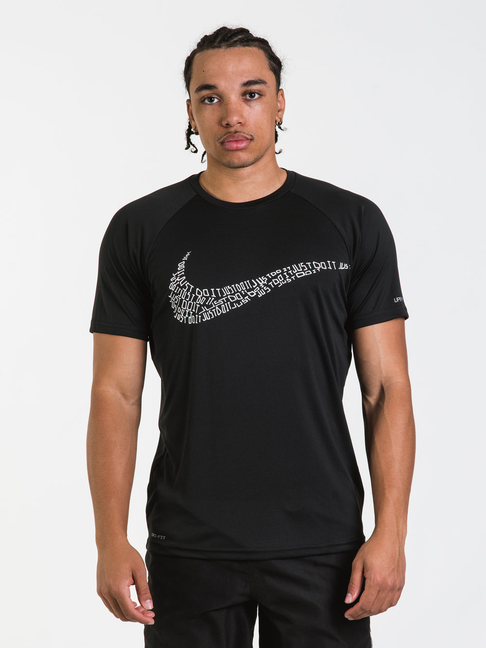 NIKE JUST DO IT SWOOSH SHORT SLEEVE HYDROGUARD - CLEARANCE