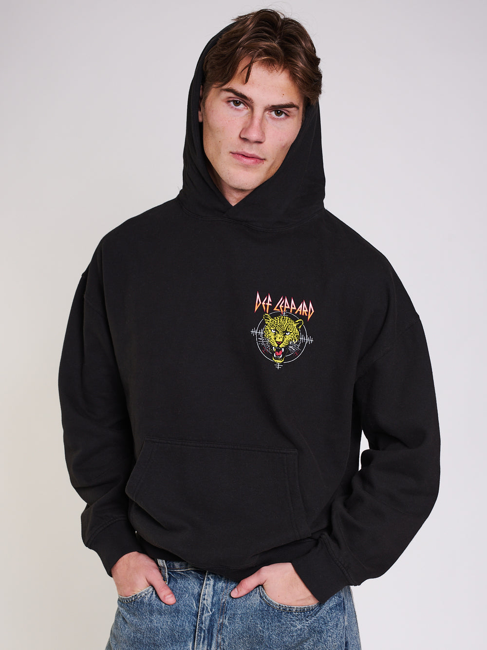DEF LEPPARD RELAXED HOODIE