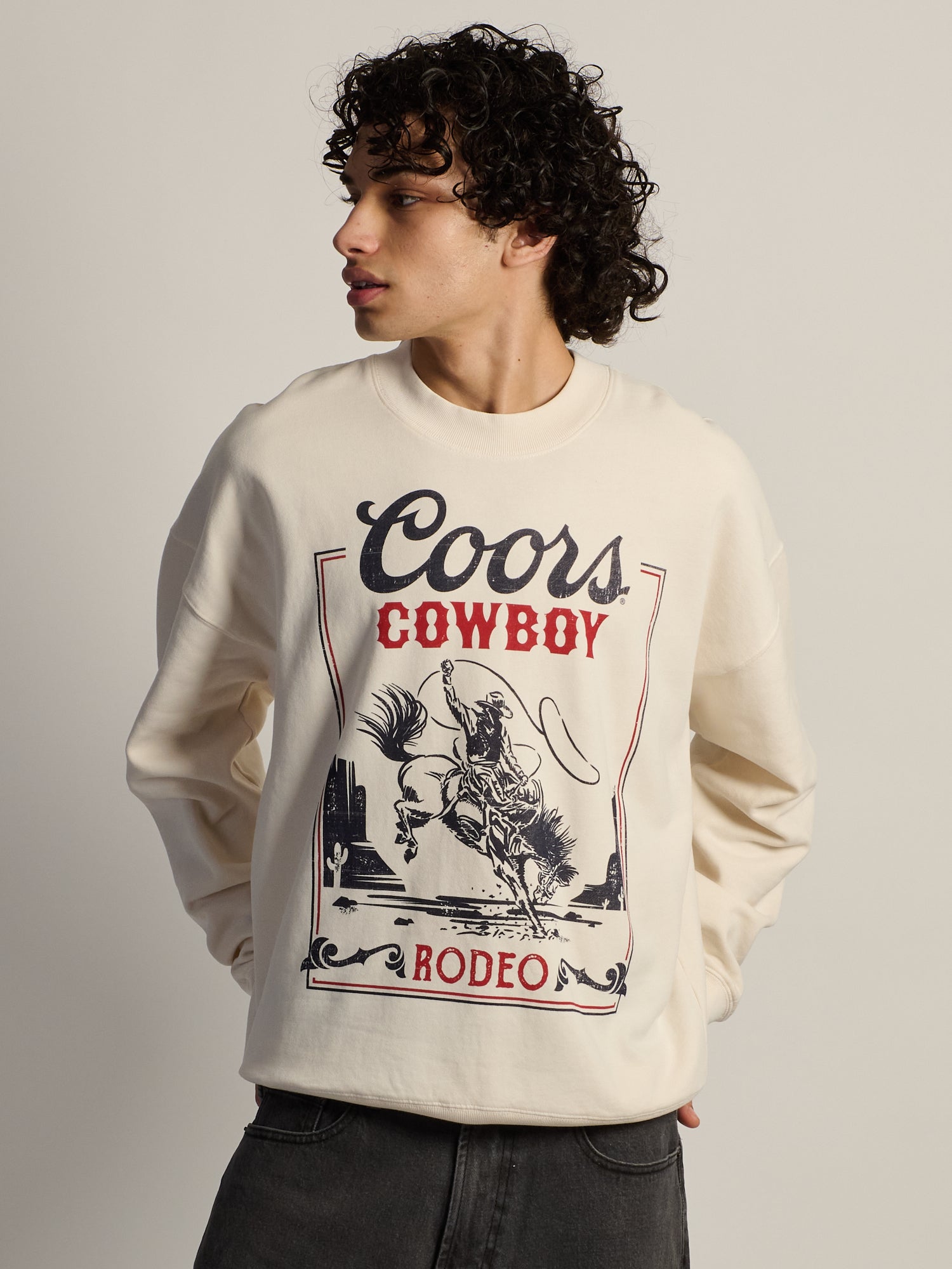 COORS COWBOY RELAXED CREW