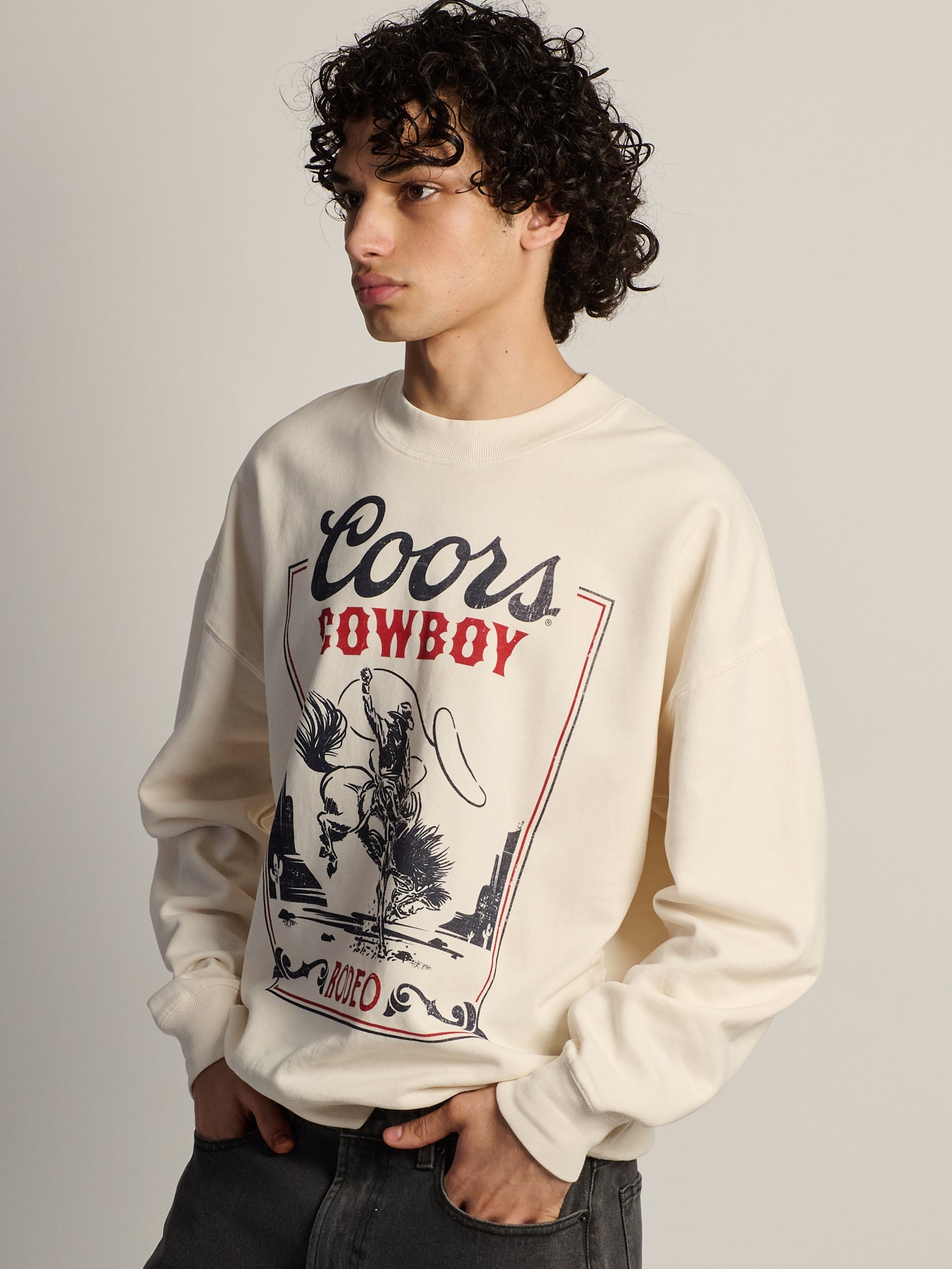 COORS COWBOY RELAXED CREW