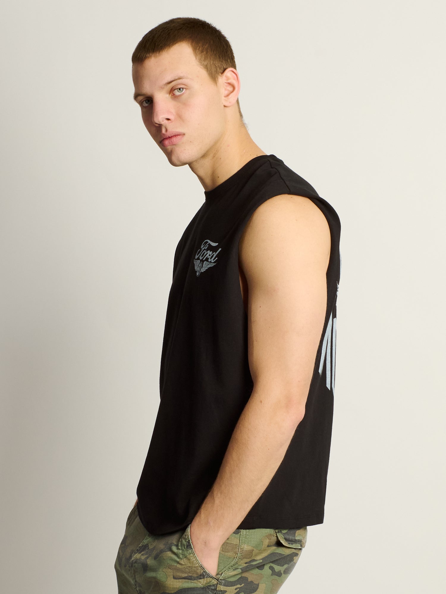 FORD MOTORS MUSCLE TANK TOP
