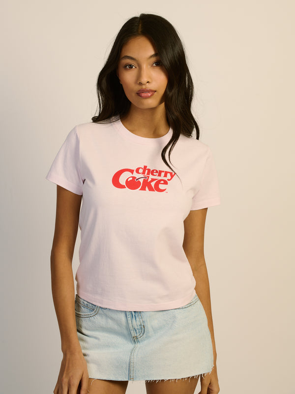 PINK CHERRY COKE BOXY TEE