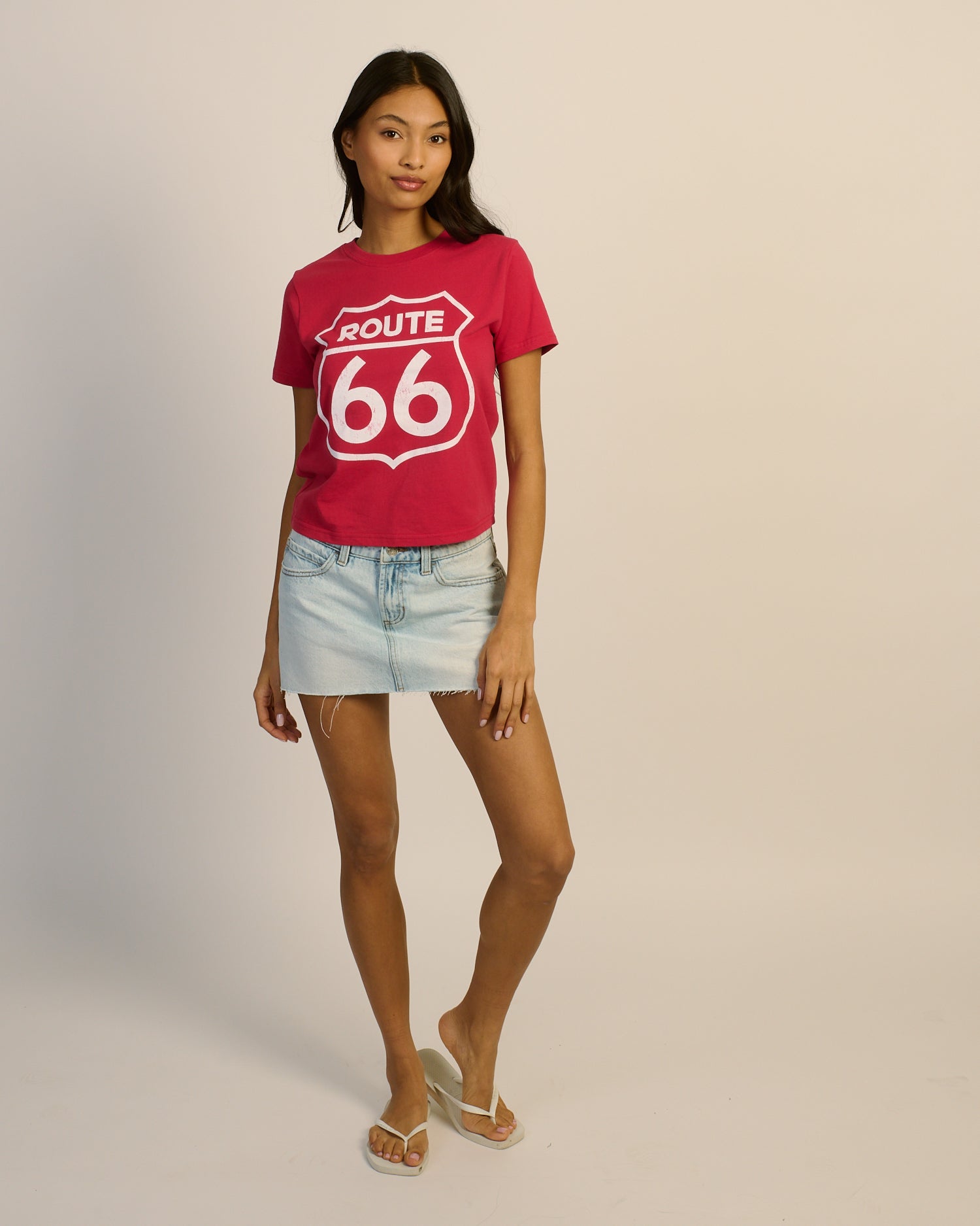 ROUTE 66 BOXY TEE