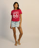 LICENSED ROUTE 66 BOXY TEE - Boathouse