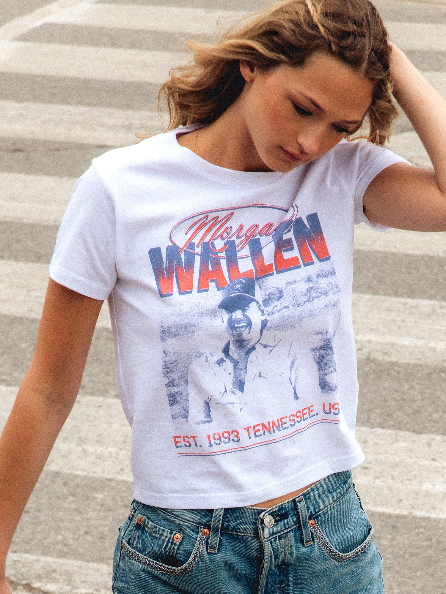 TEE-SHIRT BOXY DE MORGAN WALLEN