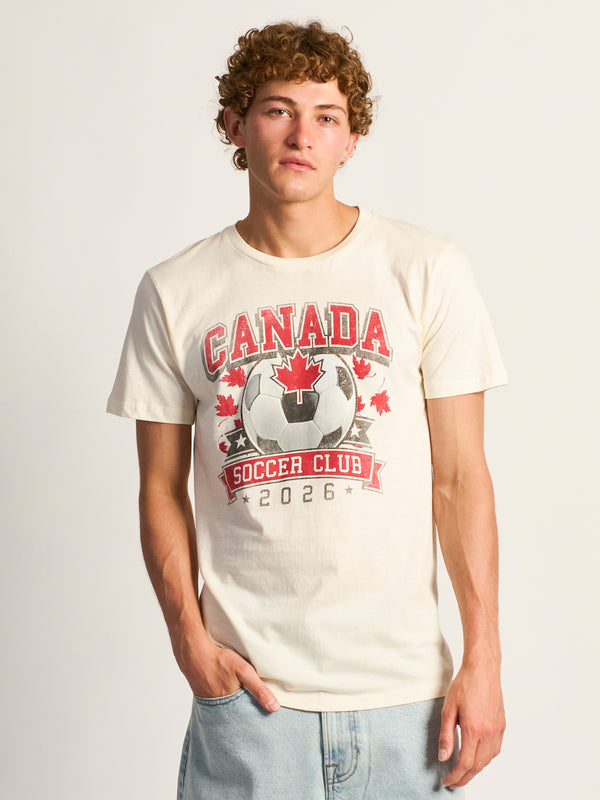 NTD APPAREL CANADA SOCCER TEE - NATUREL