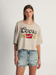 COORS COORS BOXY CROP T-SHIRT - Boathouse