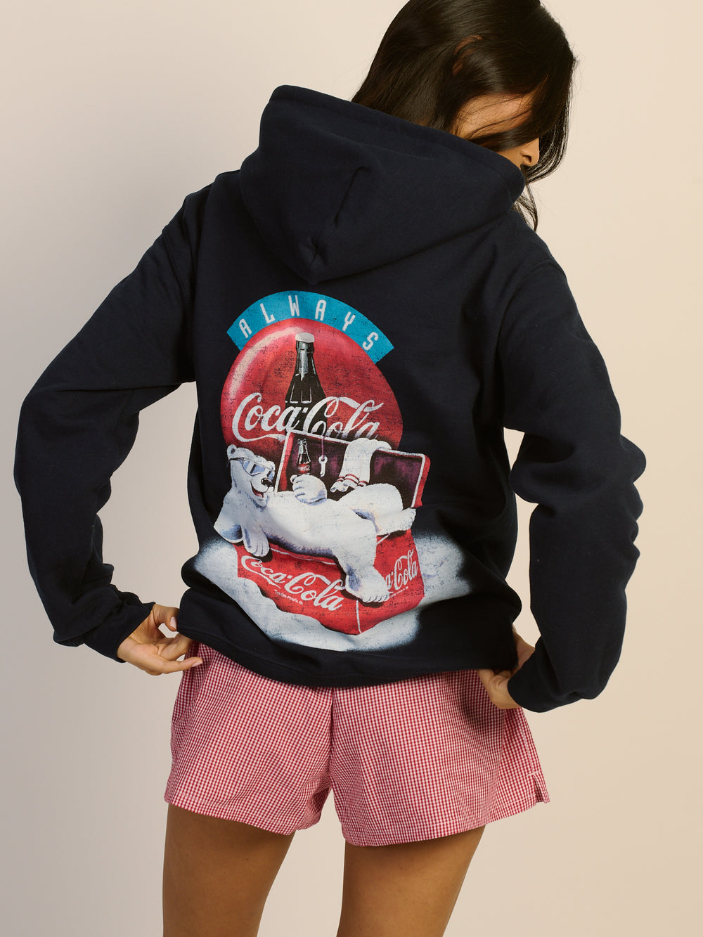COCA COLA BEAR PULLOVER HOODIE