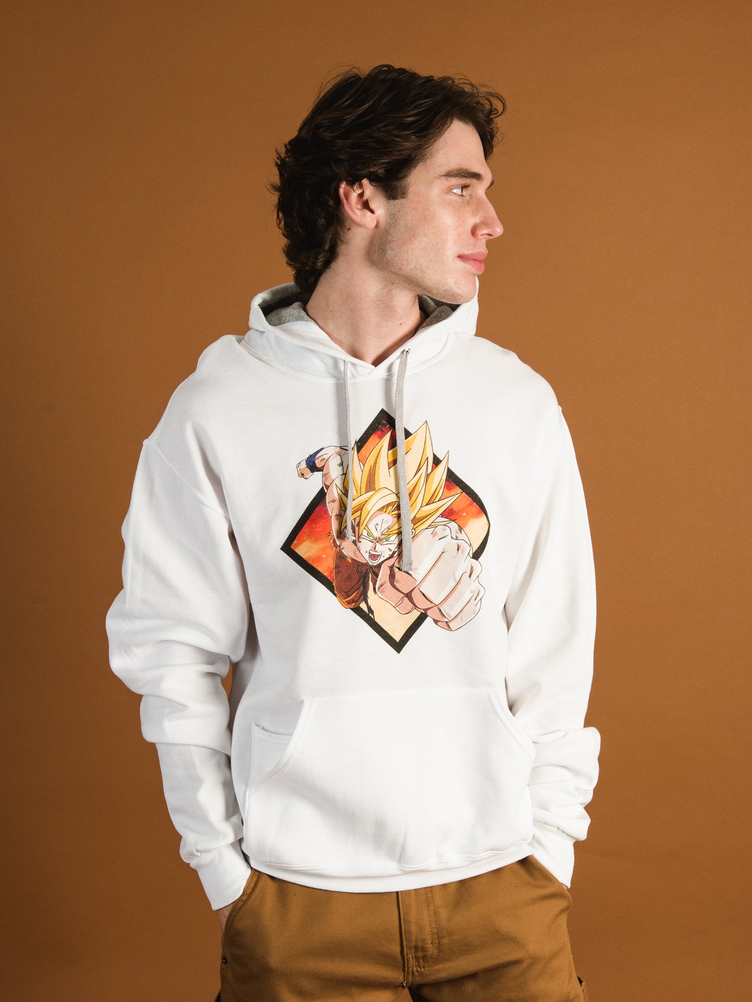 NTD APPAREL DRAGONBALL Z GOKU PULLOVER HOODIE CLEARANCE