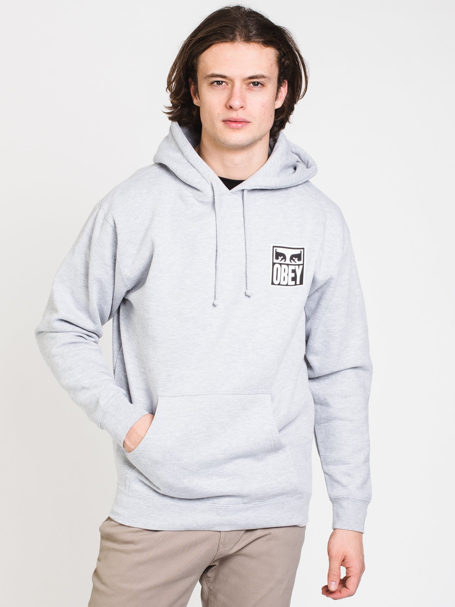 Obey grey clearance sweatshirt