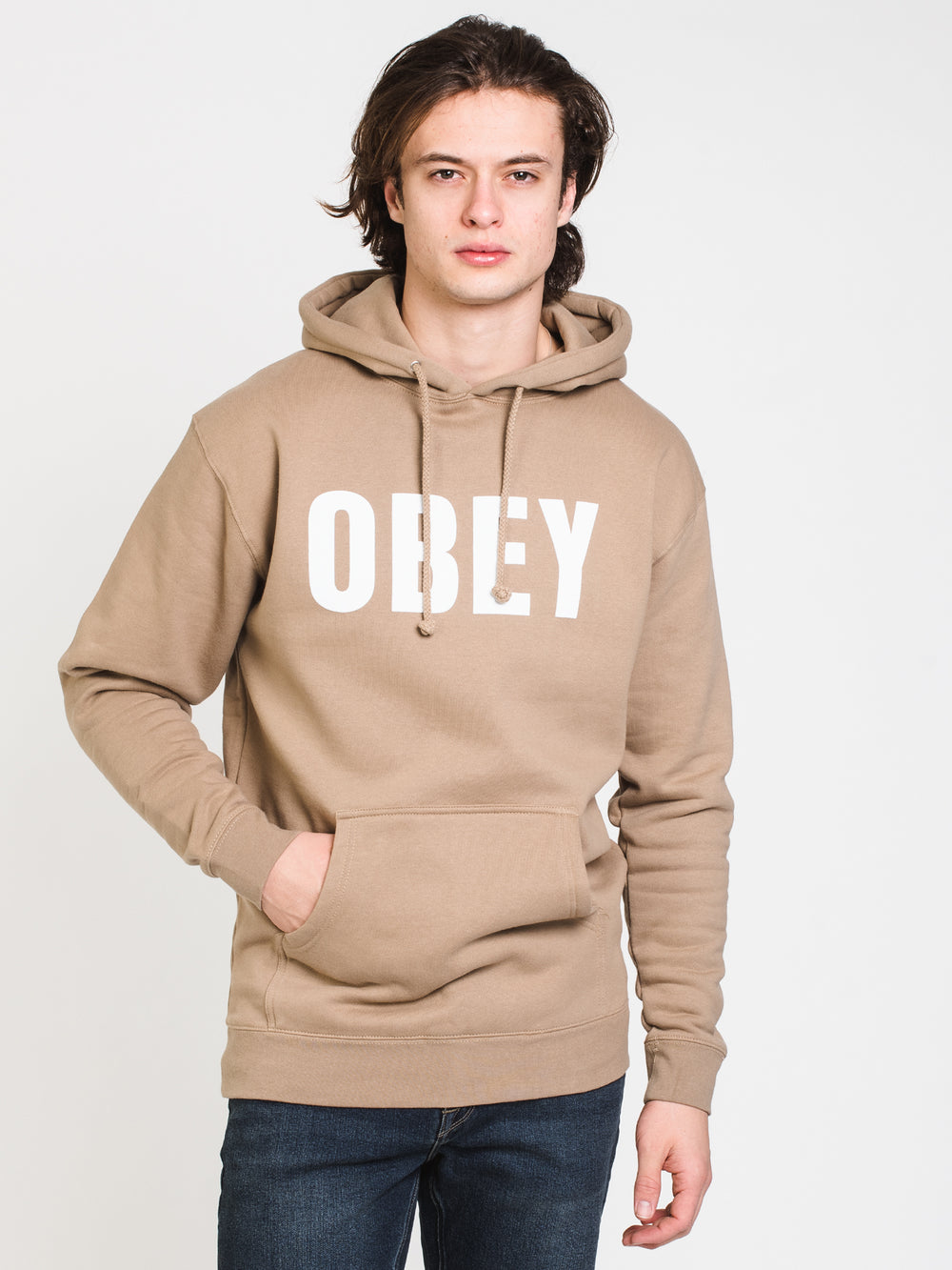 OBEY OFFICIAL PULLOVER HOODIE  - CLEARANCE