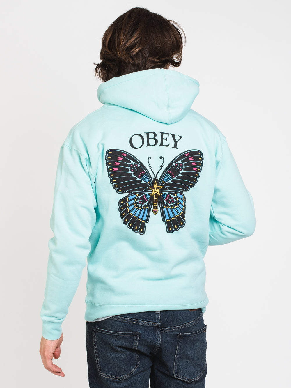 OBEY FLY AWAY PULL À CAPUCHE - DÉSTOCKAGE