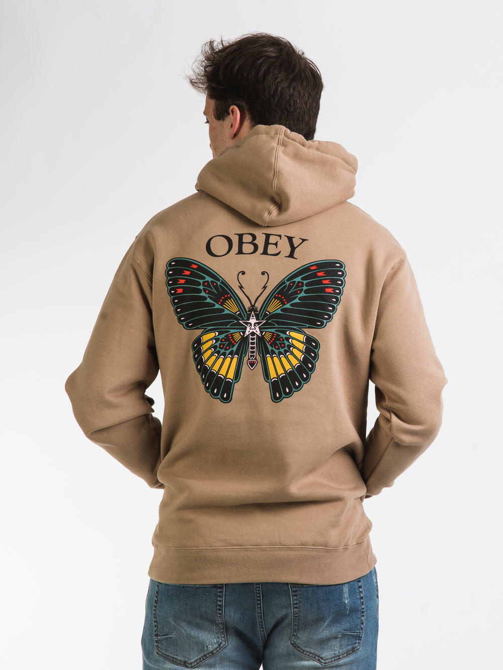 SWEAT À CAPUCHE OBEY FLY AWAY - DÉSTOCKAGE