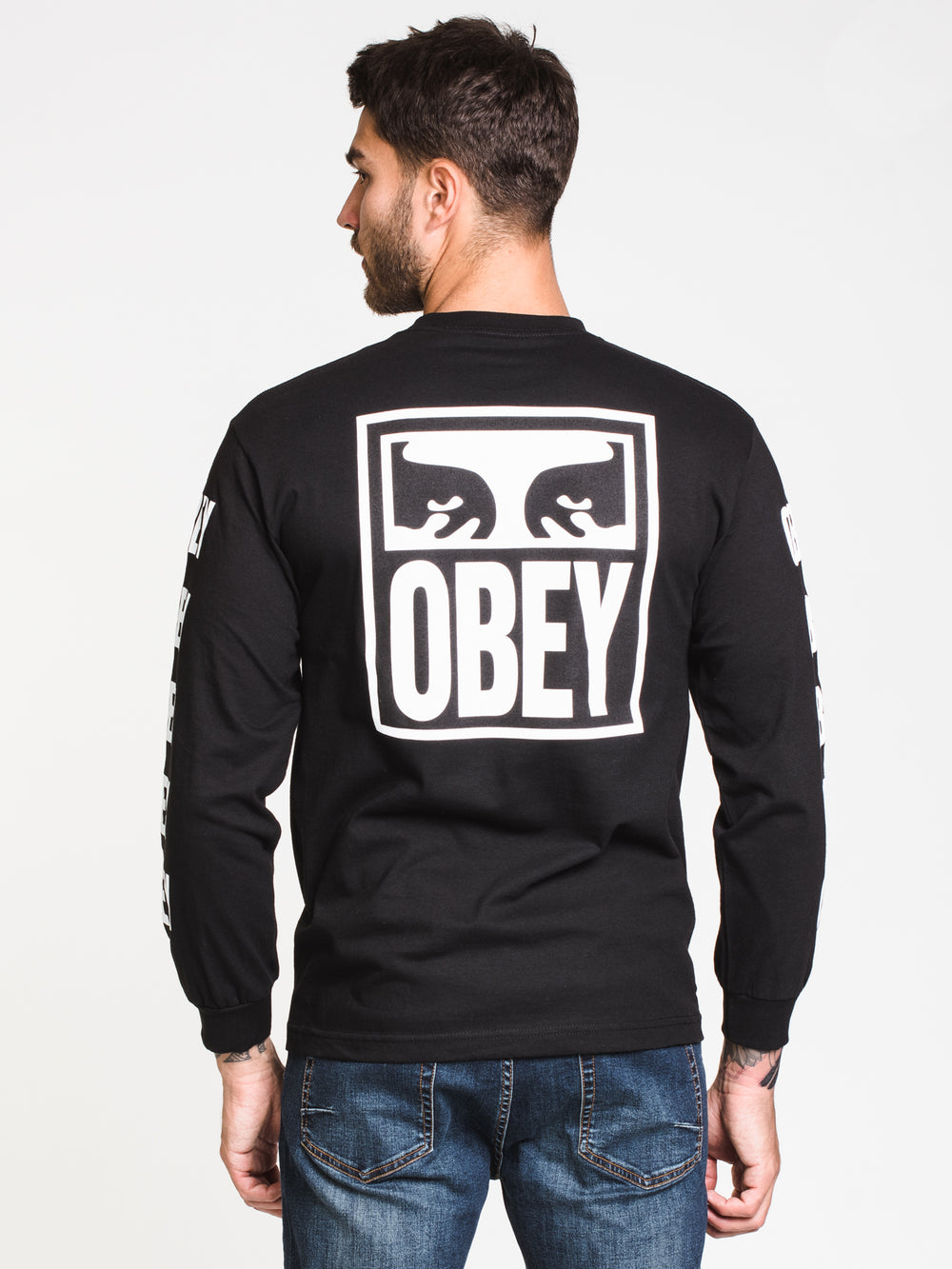 VISION OF OBEY LONG SLEEVE T-SHIRT  - CLEARANCE