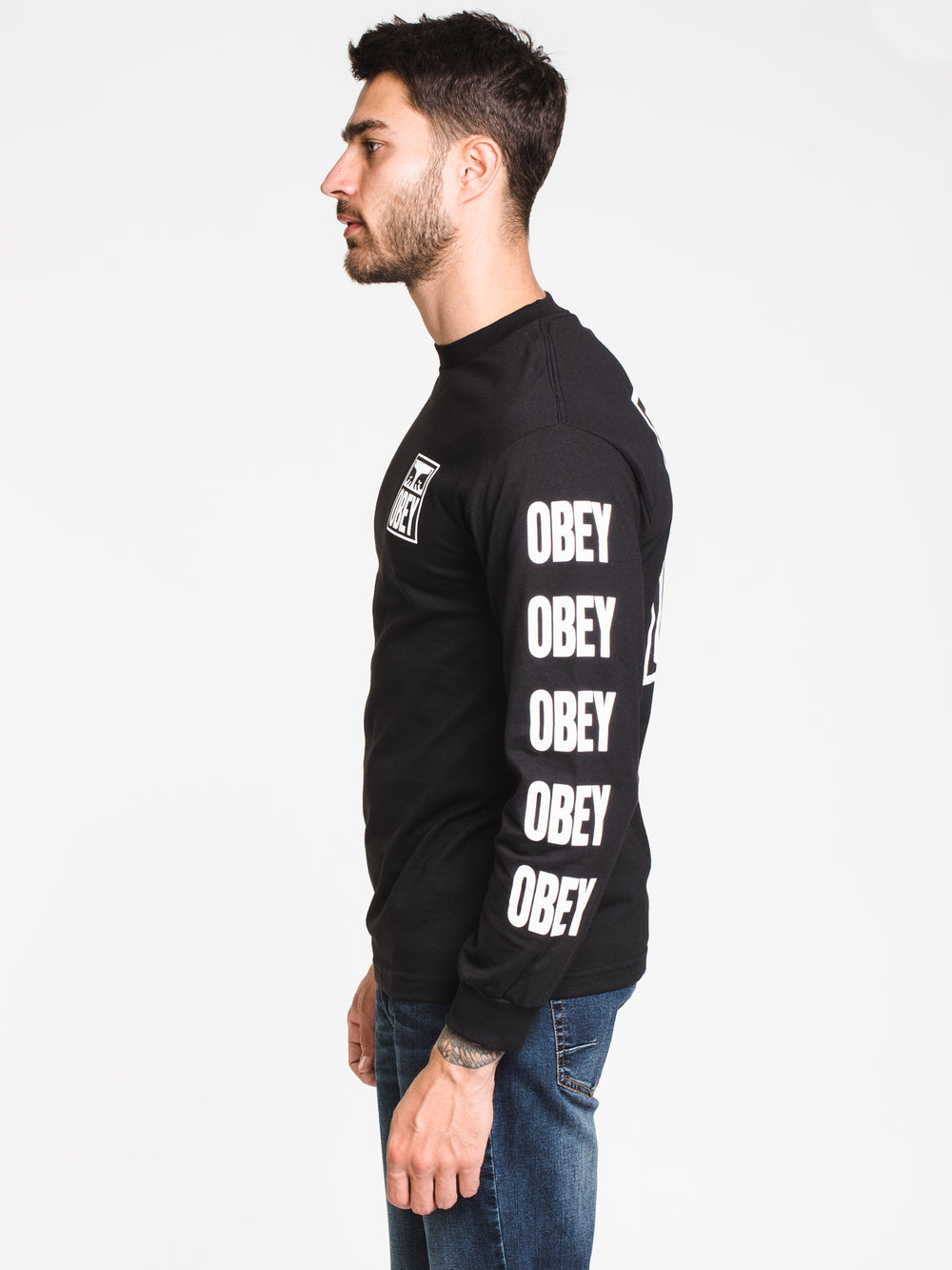 VISION OF OBEY LONG SLEEVE T-SHIRT  - CLEARANCE