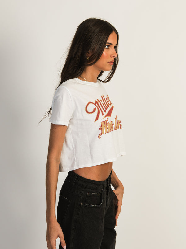 MILLER HIGH LIFE CROP T-SHIRT