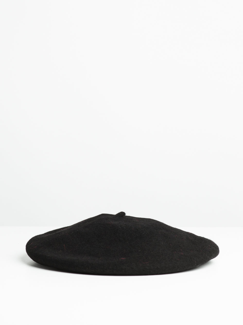 WOOL BERET - BLACK - CLEARANCE