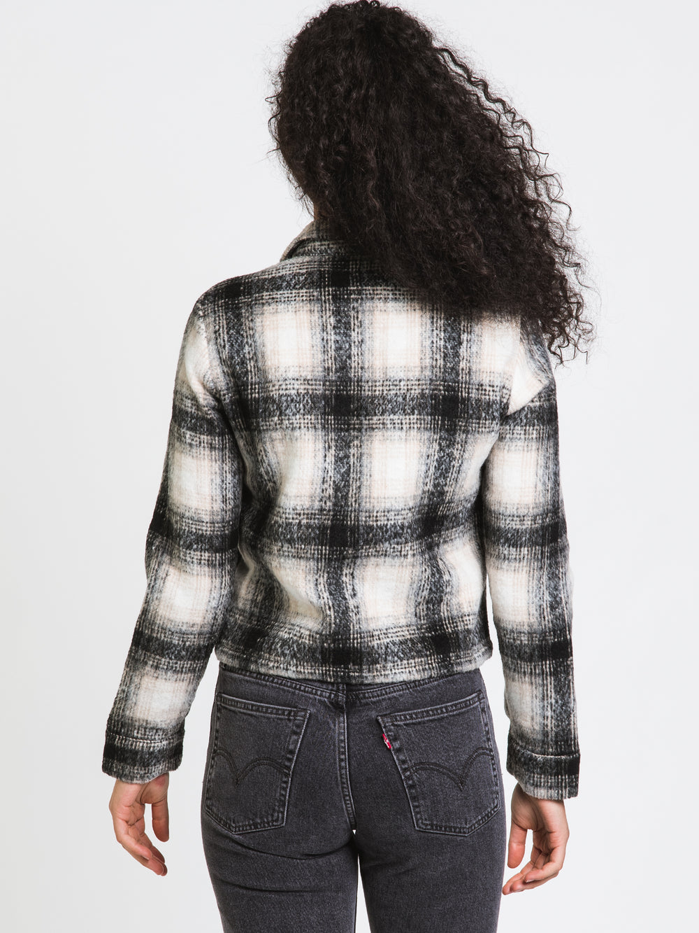 ONLY LOU SHORT CHECK SHACKET  - CLEARANCE