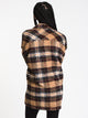 ONLY WOMENS CARTER LIFE CHECK JACKET - PLAID - CLEARANCE - Boathouse