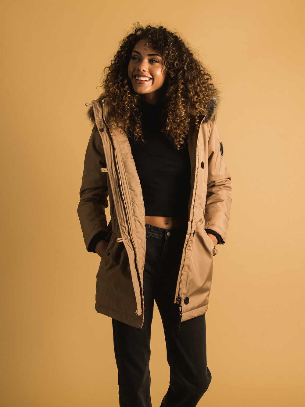 Only Kogiris Fur Parka Otw Noos Niñas Parka De Piel Sintética