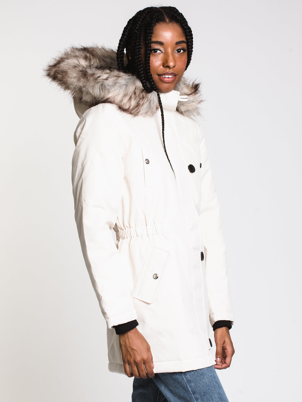 ONLY IRIS FUR PARKA  - CLEARANCE