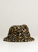 ONLY ONLY JANET TEDDY BUCKET HAT - LEOPARD - CLEARANCE - Boathouse