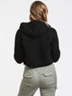 ONLY ONLY AMARA LONG SLEEVE TEDDY CROP FULL ZIP HOODIE - CLEARANCE - Boathouse