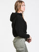 ONLY ONLY AMARA LONG SLEEVE TEDDY CROP FULL ZIP HOODIE - CLEARANCE - Boathouse