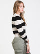 ONLY ONLY PUFF STRIPE LONG SLEEVE KNIT - CLEARANCE - Boathouse