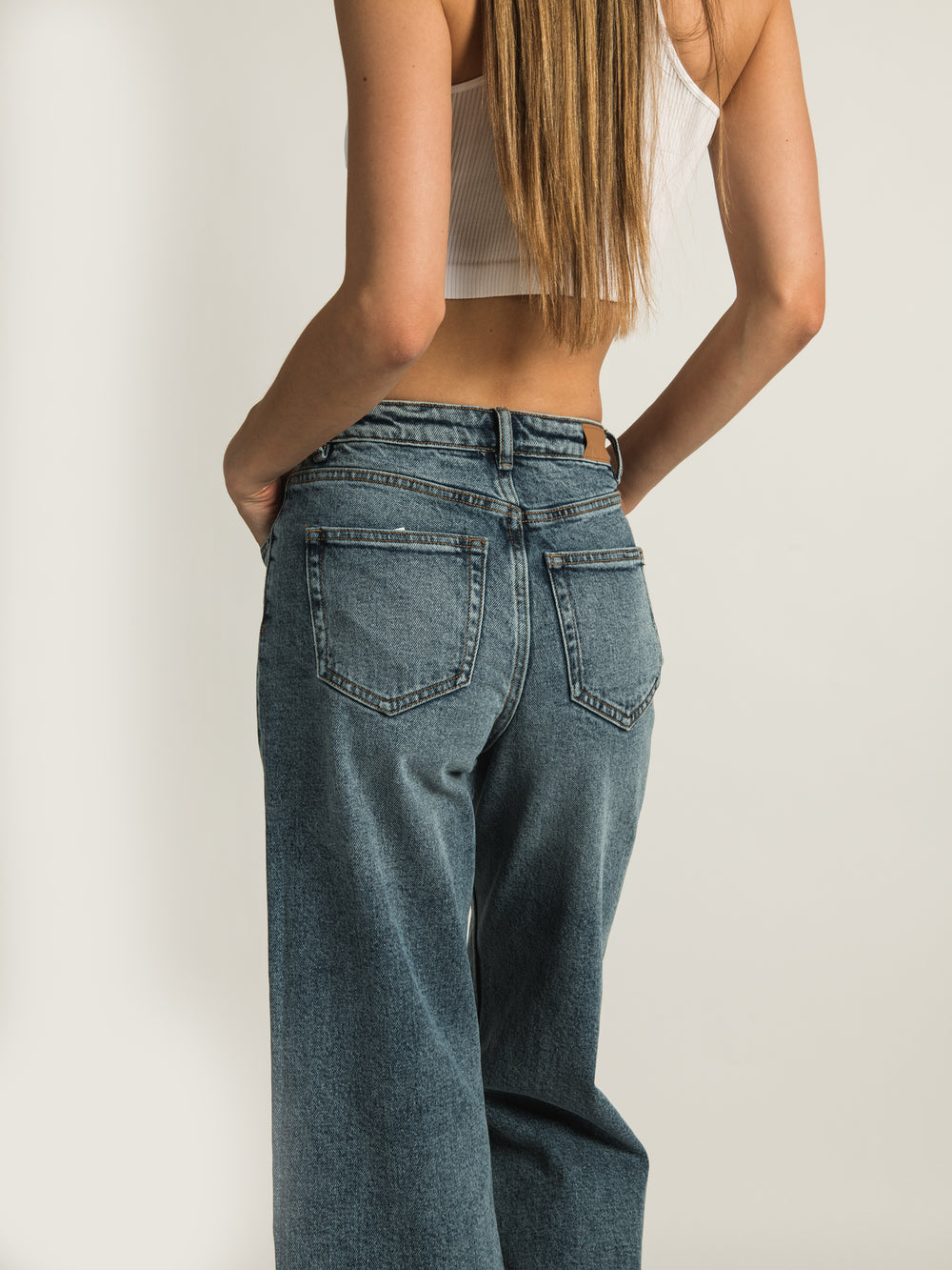 ONLY JUICEY HIGH WAIST WIDE LEG JEAN - CLEARANCE