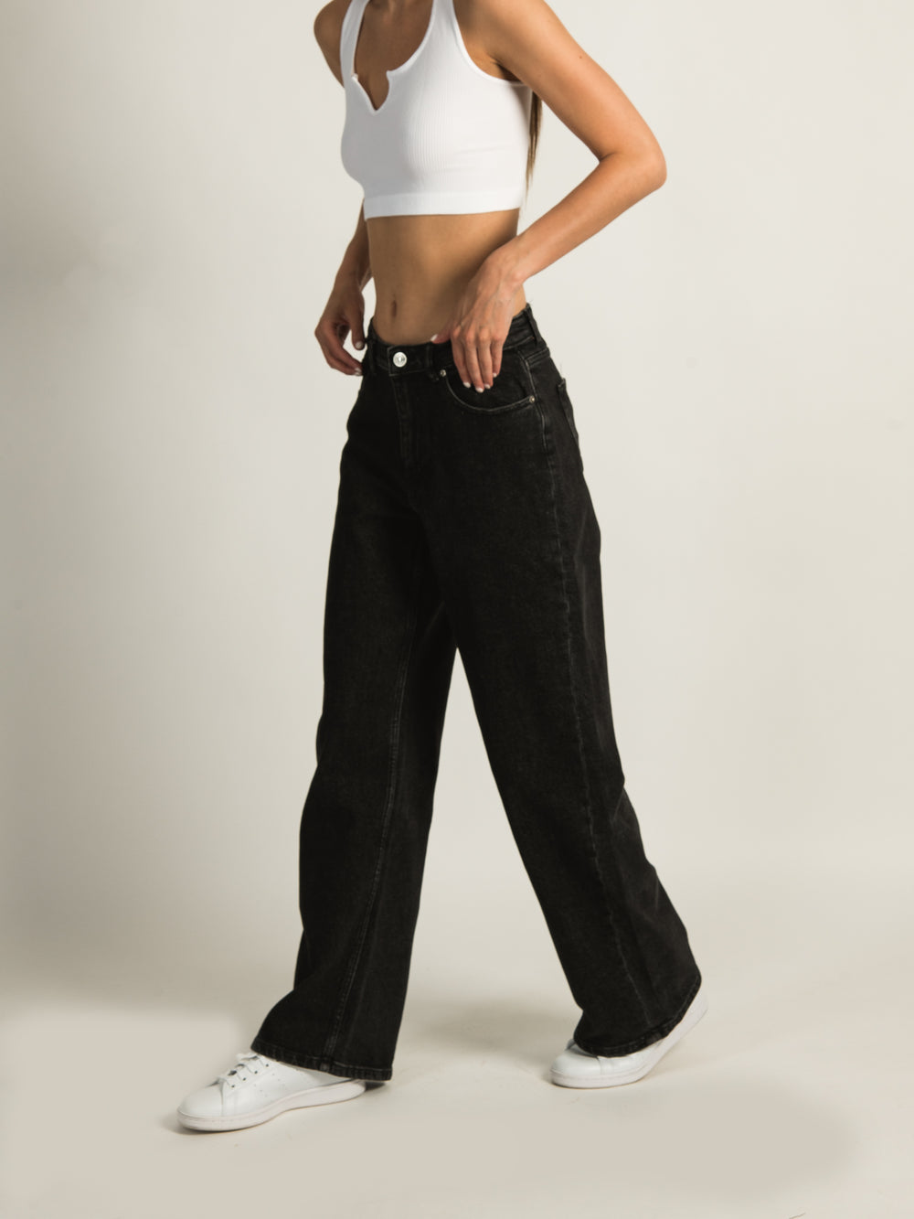 ONLY JUICEY HIGH WAIST WIDE LEG JEAN - CLEARANCE