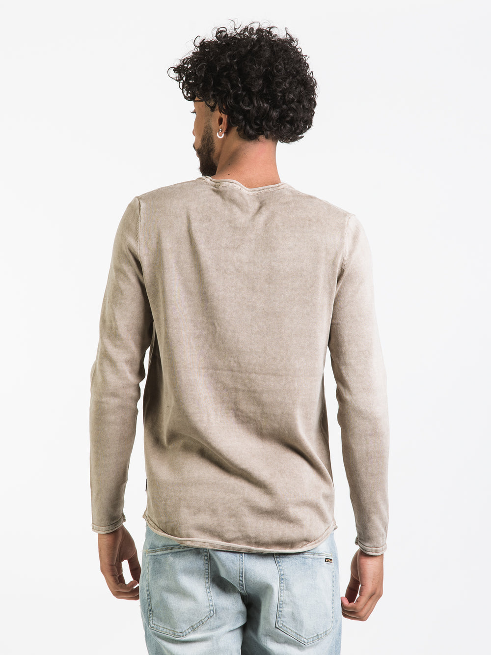 ONLY GARSON LONG SLEEVE CURVED CREW - CLEARANCE