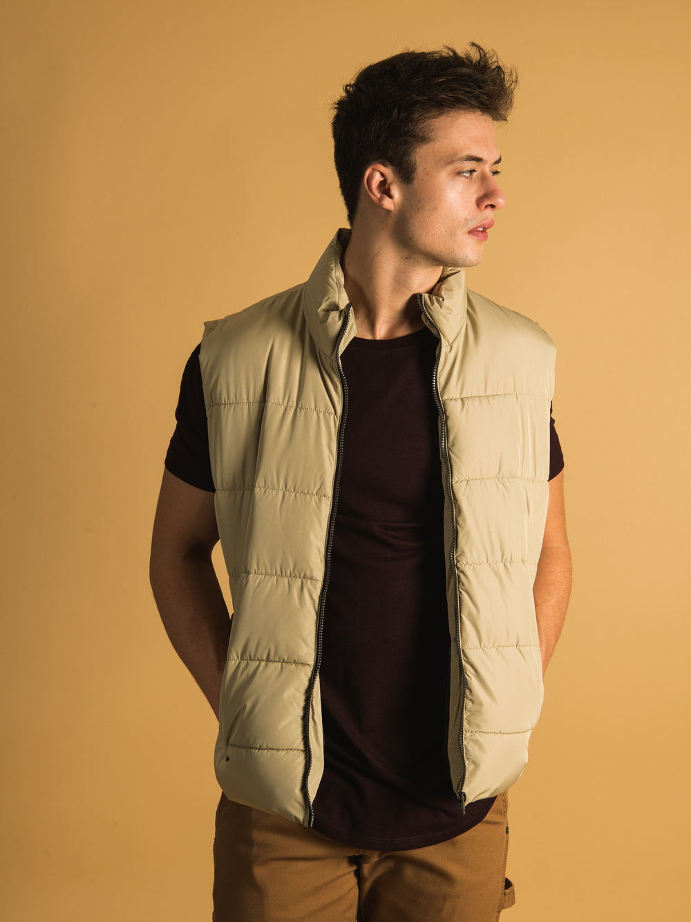 ONLY MELVIN QUILTED VEST - CLEARANCE