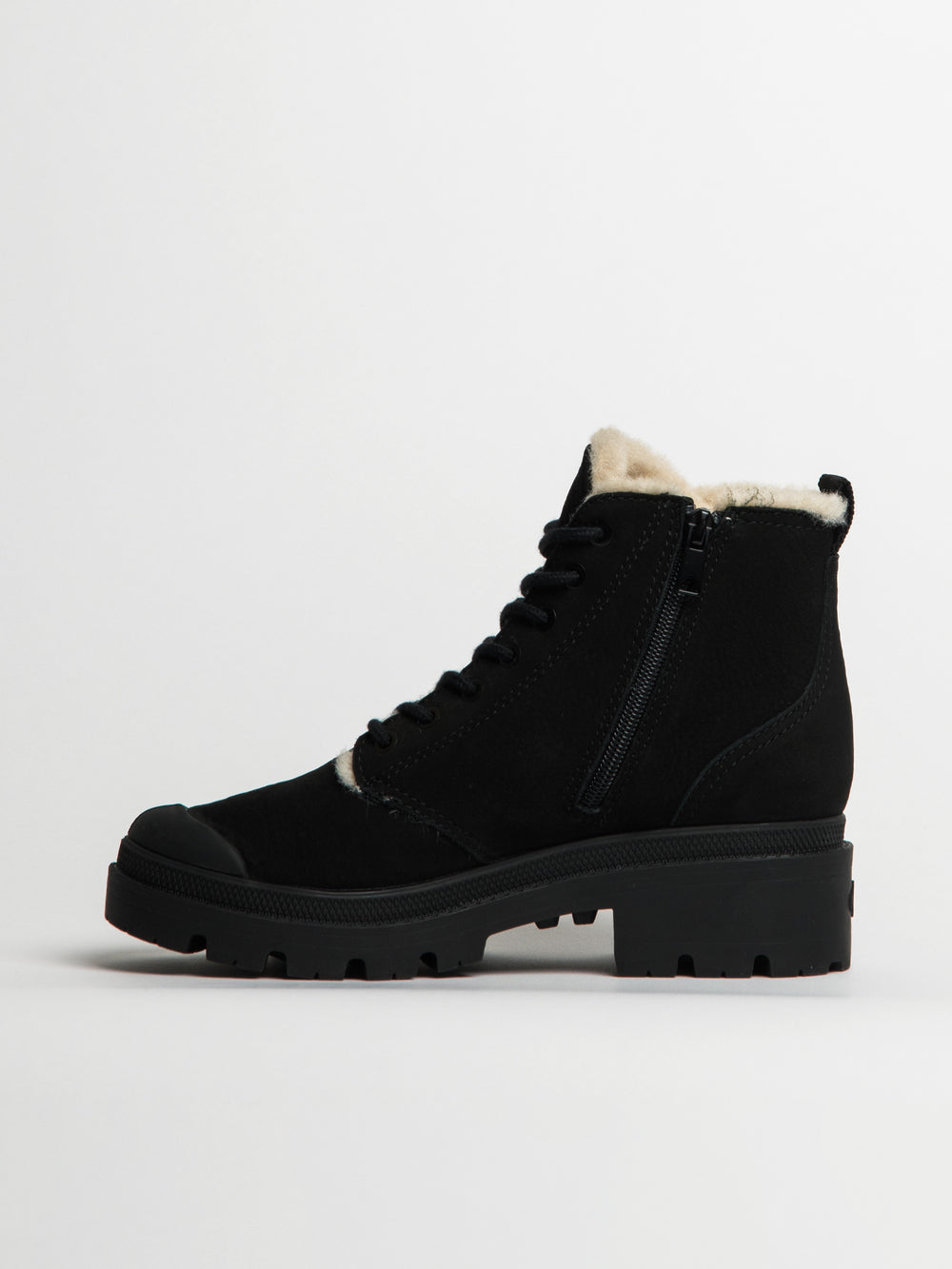 BOTTINES NUBUCK ZIP PALLABASE DOUBLURE LAINE