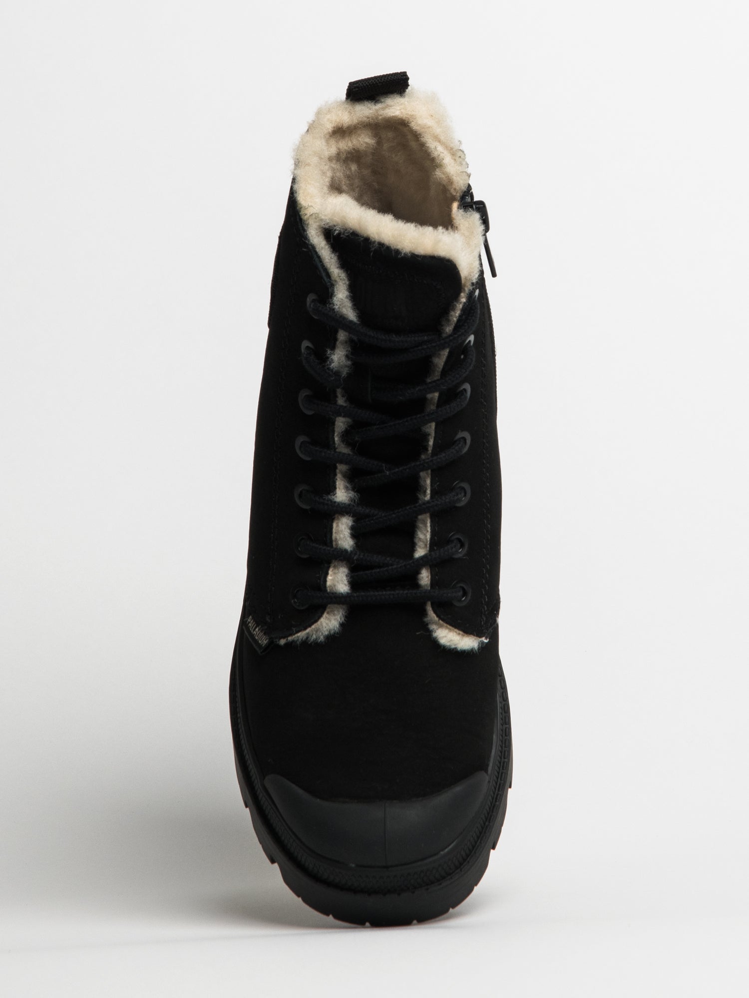 WOMENS PALLADIUM PALLABASE WOOL-LINED NUBUCK ZIP - CLEARANCE