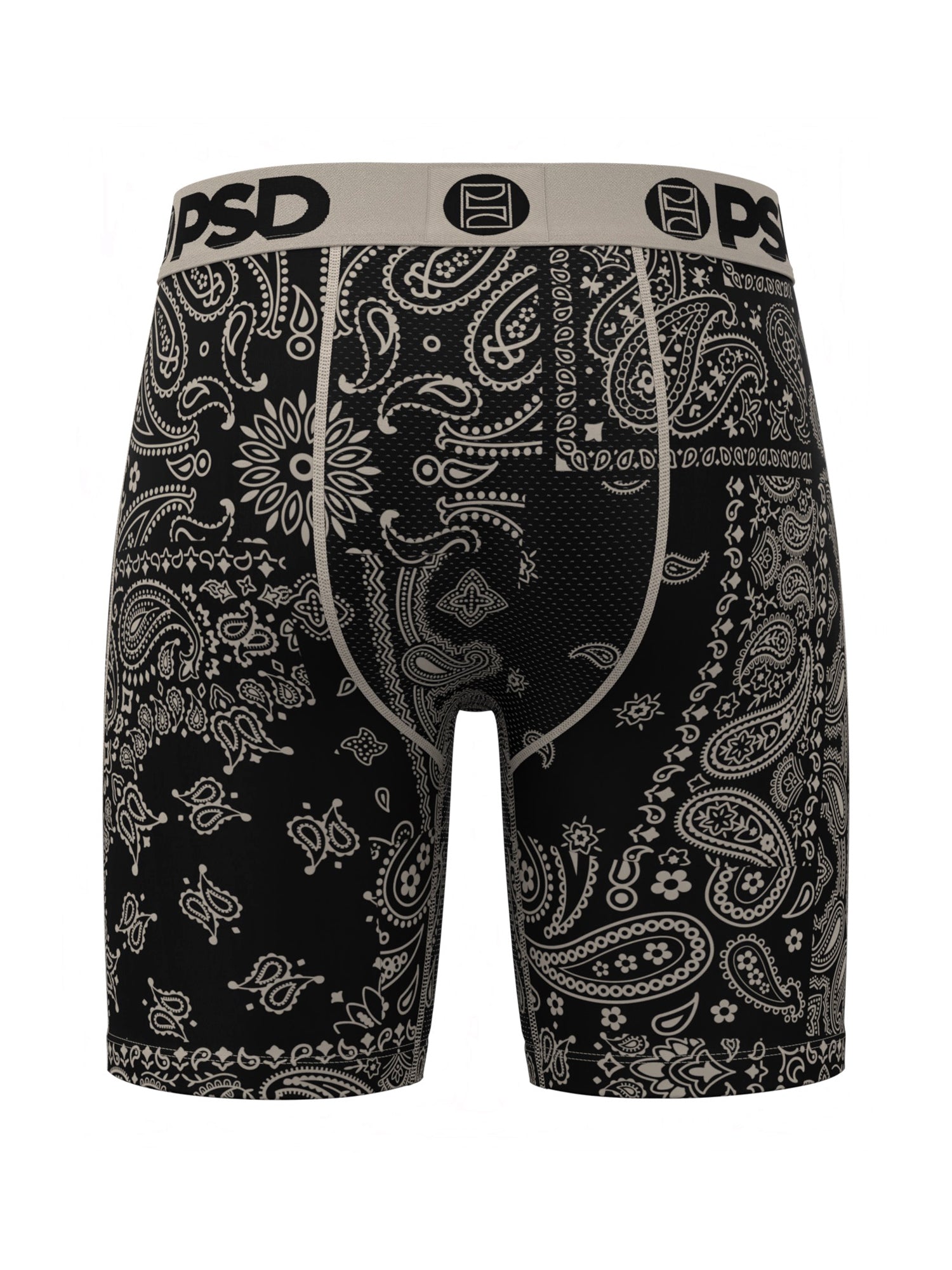 PSD UNDERWEAR KHAKI PAISLEY BOXER