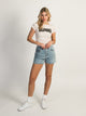 PRINCESS POLLY PRINCESS POLLY LAURENA DENIM SHORTS - Boathouse