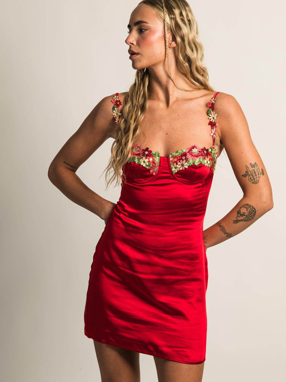 PRINCESS POLLY KENZIE MINI DRESS - RED PRINCESS POLLY KENZIE MINI DRESS - RED