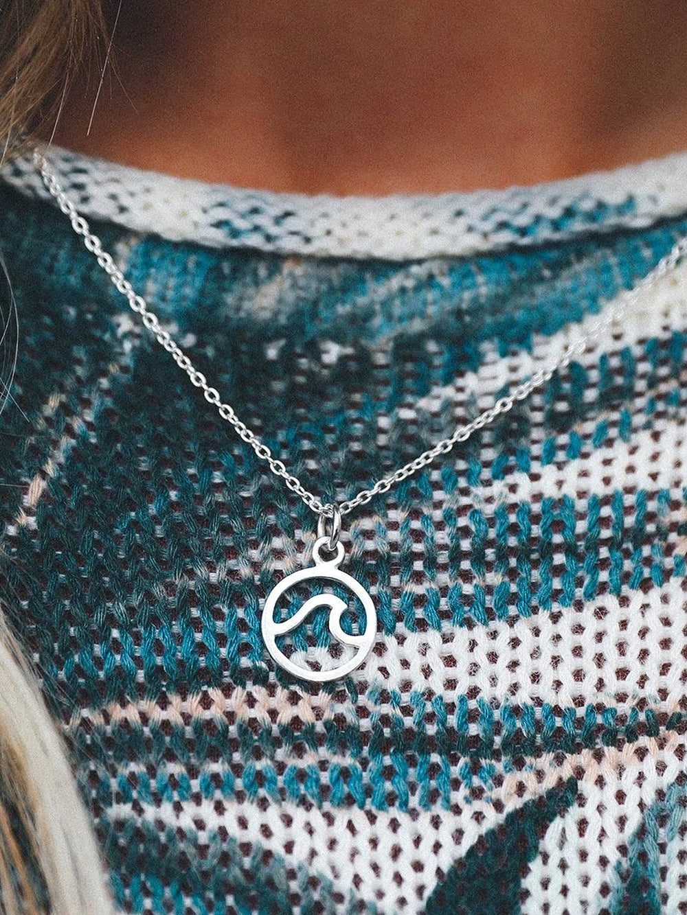 PURA VIDA WAVE NECKLACE - CLEARANCE