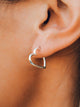 PURA VIDA PURA VIDA HEART HOOP EARRINGS - Boathouse