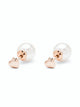 PURA VIDA PURA VIDA PEARL & HEART DOUBLE STUD - CLEARANCE - Boathouse