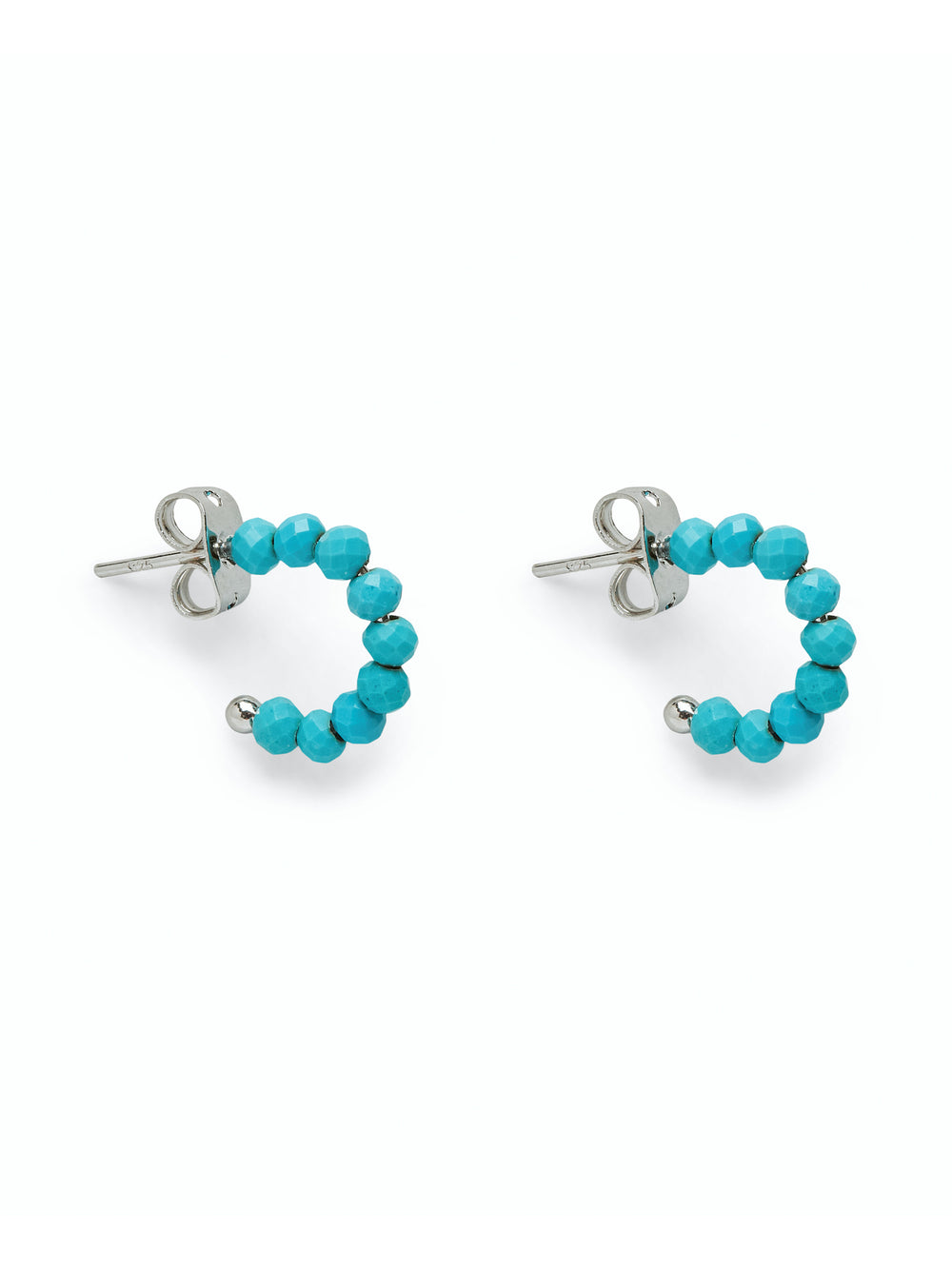 BOUCLES D'OREILLES PURA VIDA TURQUOISE - DÉSTOCKAGE