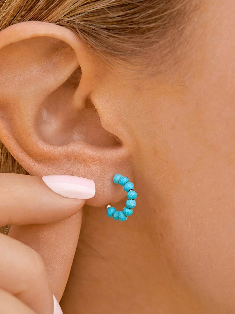 BOUCLES D'OREILLES PURA VIDA TURQUOISE - DÉSTOCKAGE