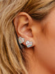 PURA VIDA PURA VIDA PASTEL VINTAGE HEART STUD - CLEARANCE - Boathouse