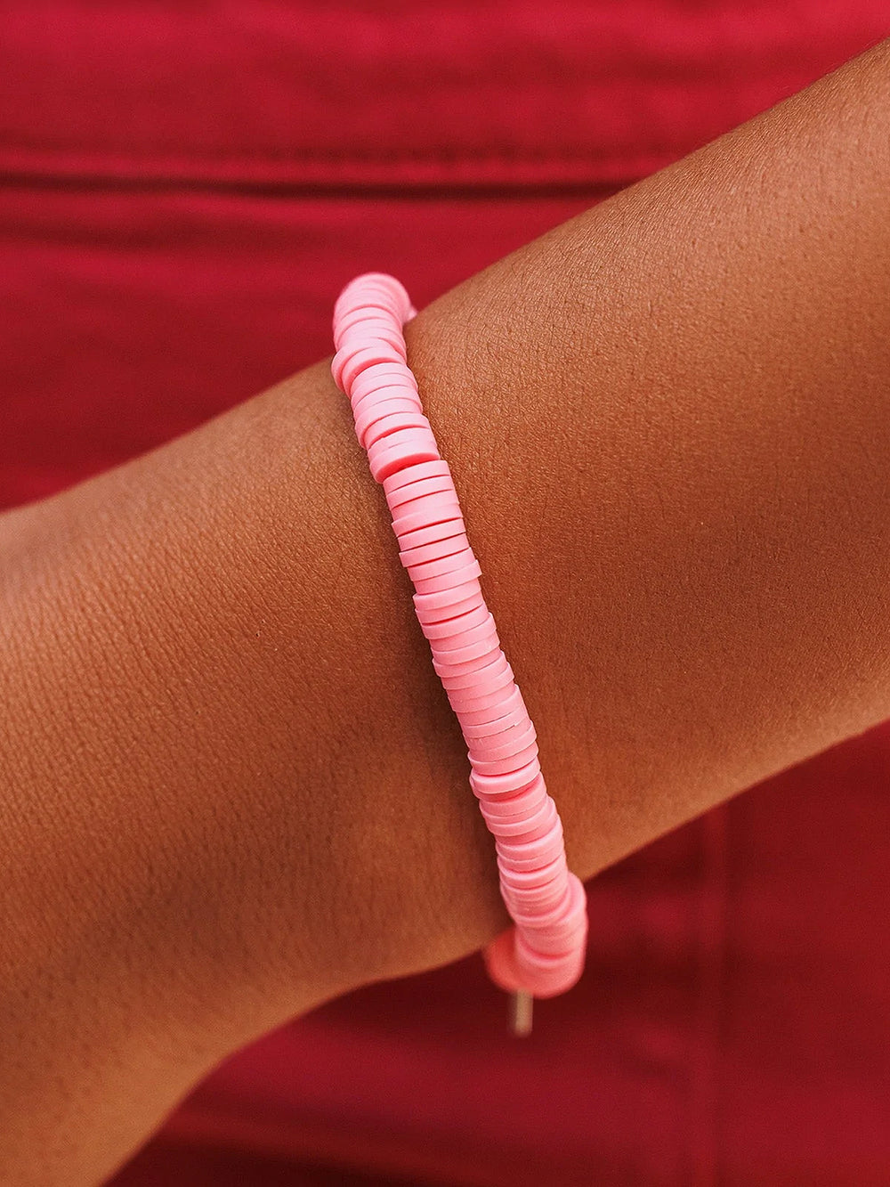 PURA VIDA PASTEL DISC STRETCH BRACELET