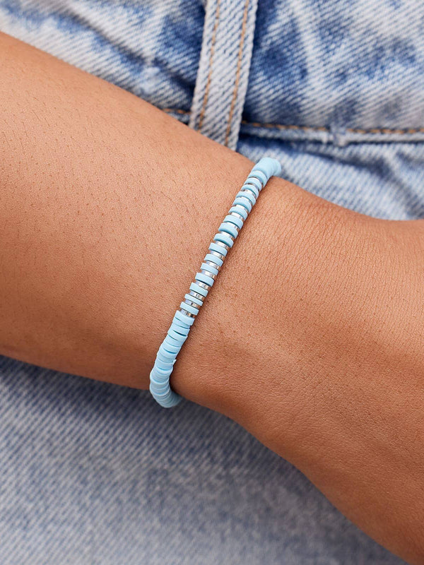 PURA VIDA HEISHI DISC/METAL BEAD - CLEARANCE