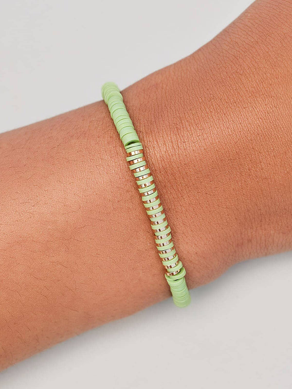 PURA VIDA HEISHI DICS/METAL BEAD - CLEARANCE